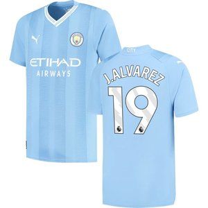Manchester City F.C. Julian Alvarez 2023-24 Home Jersey